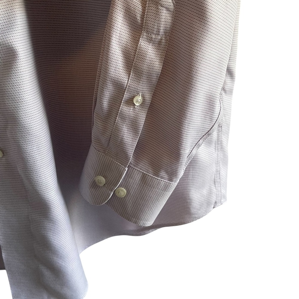 Jos. A. Bank Reserve Men's Dress‎ Shirt 17 1/2 35 XL Tailored Fit No Wrinkles - Picture 3 of 5